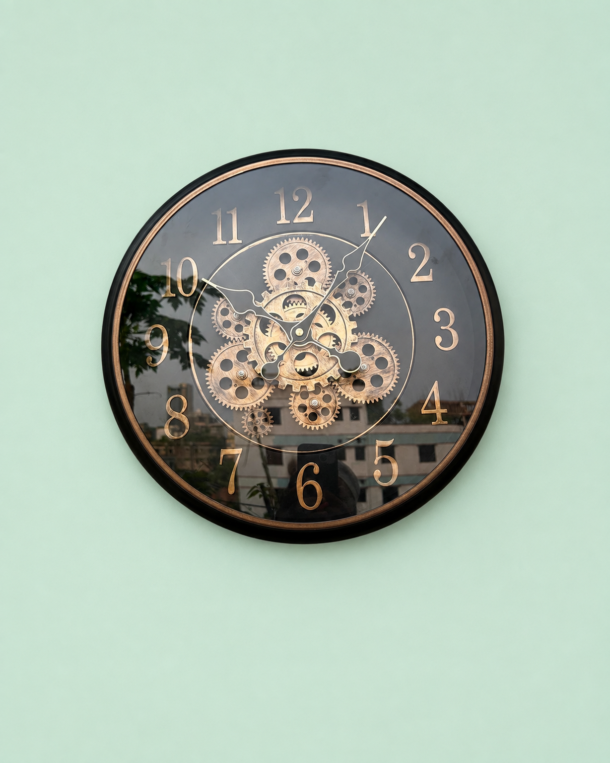 Mechanical wall clock- Metal