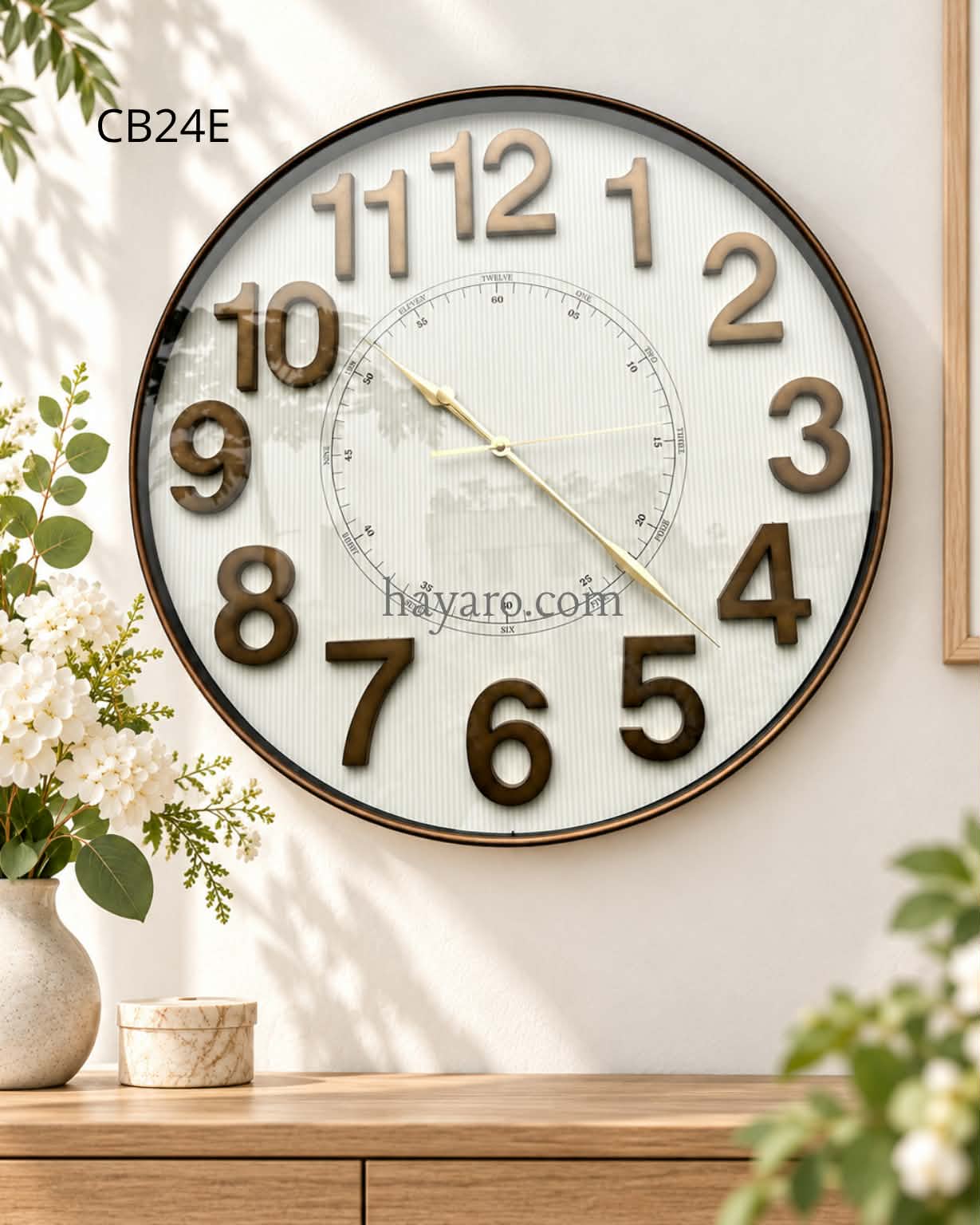 WoodCraft 3D Wall Clock-24/24