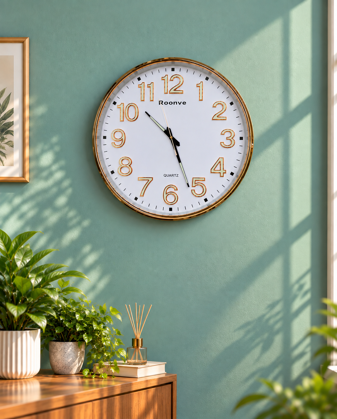 Premium Radium Glow Wall Clock – 18 Inch